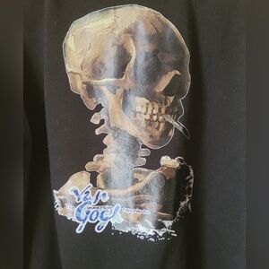 Men's Black " Van Gogh the immersive experience" Full-Zip Sweater